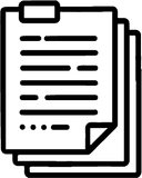 Ícone de relatórios psicológicos seguros - armazenamento criptografado na nuvem